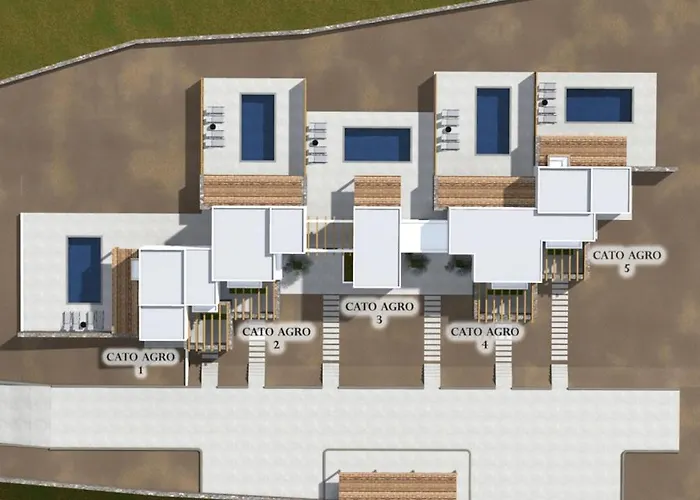 Cato Agro 4, Seafront With Private Pool